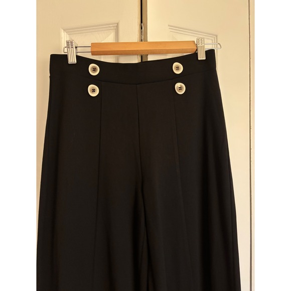 Patrizia Luca Wide-Leg Pants – Size Medium – NWT – Black – MSRP $138 - Picture 5 of 8
